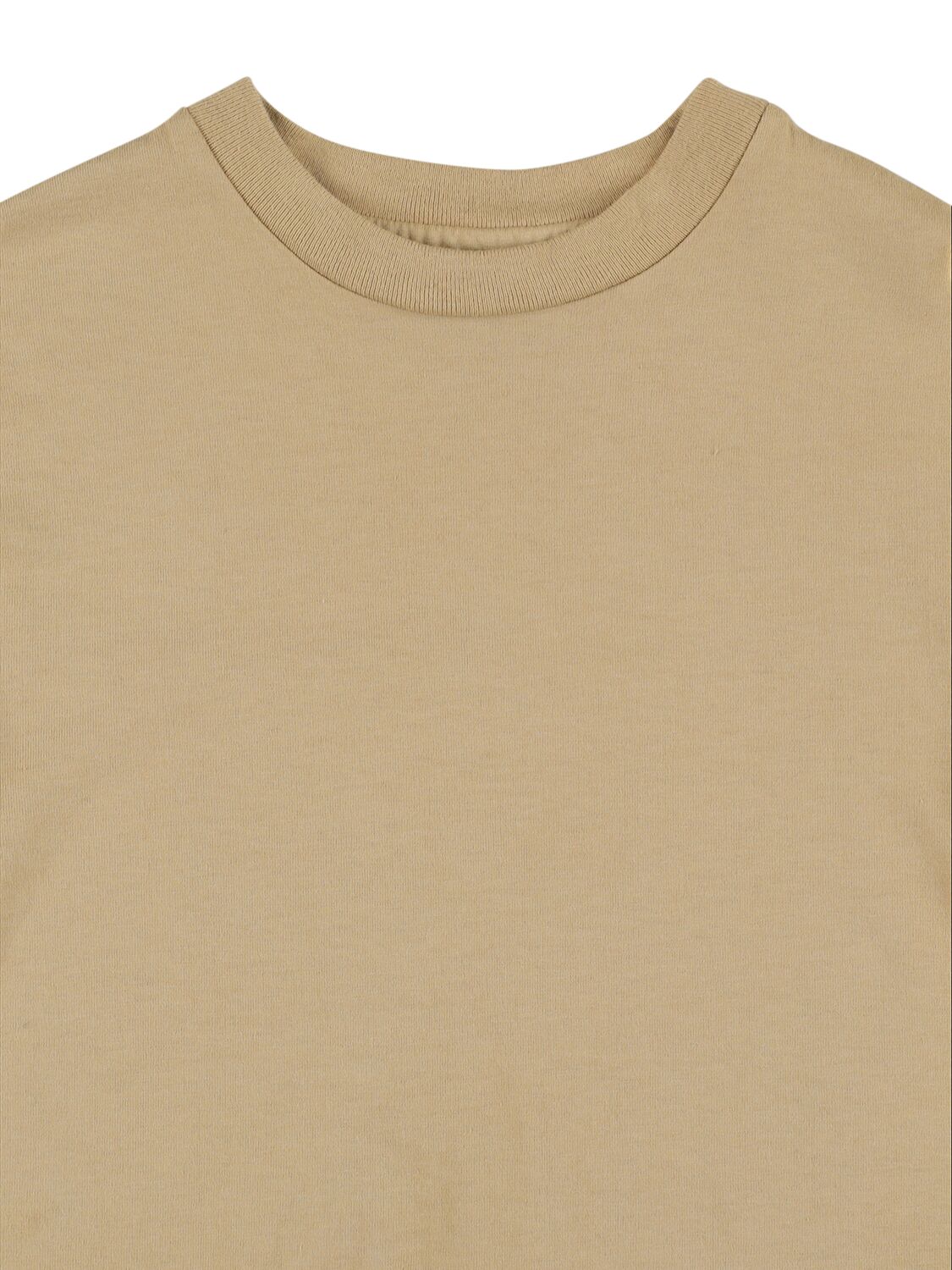 Shop Jacquemus Printed Cotton Jersey T-shirt In Dark Beige