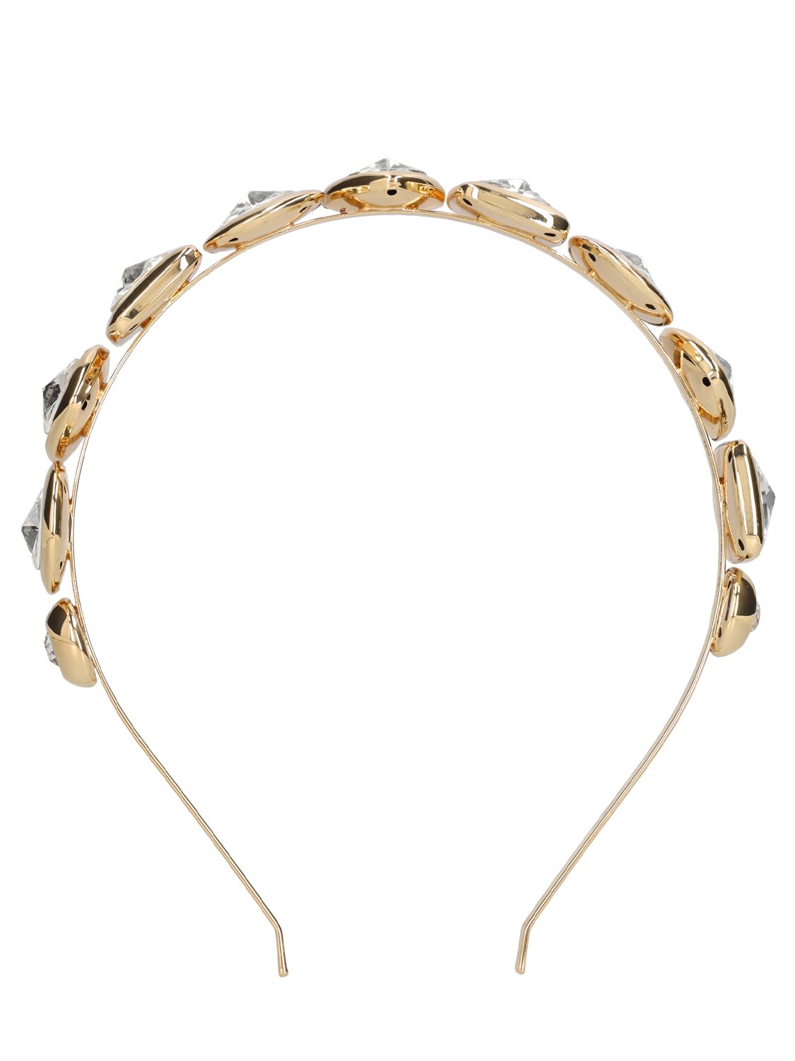 Shop Area Crystal Stud Headband In Gold,crystal