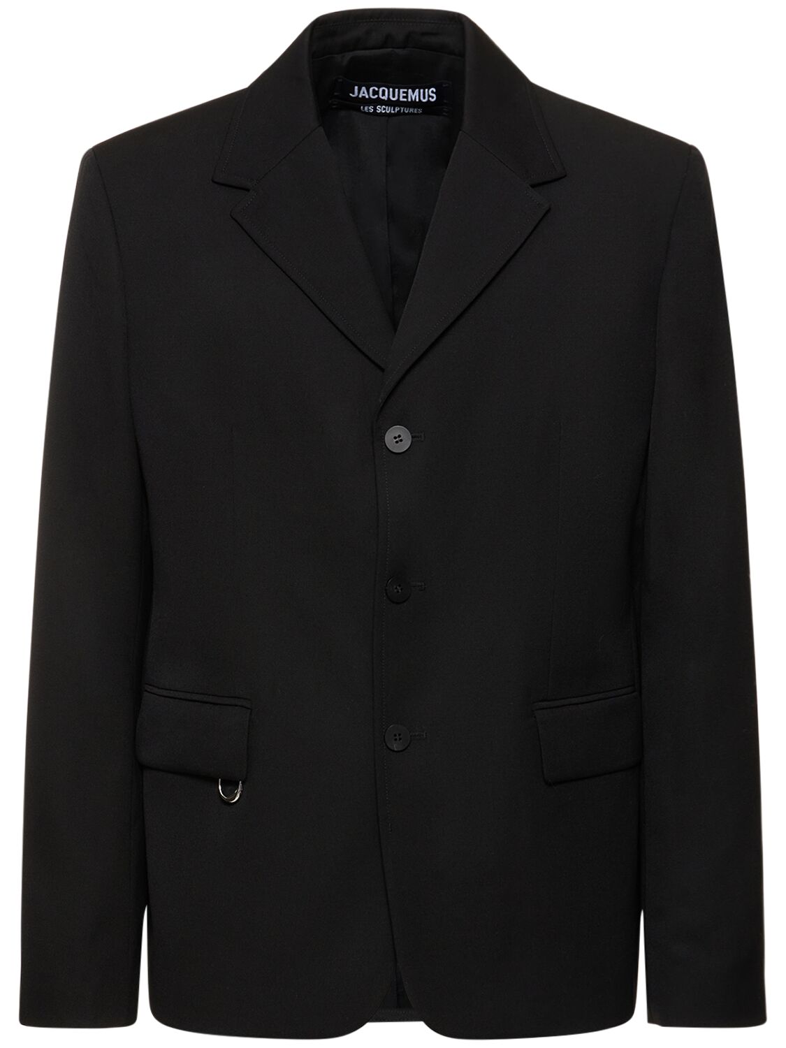 Jacquemus La Veste Cabri Wool Jacket In Black