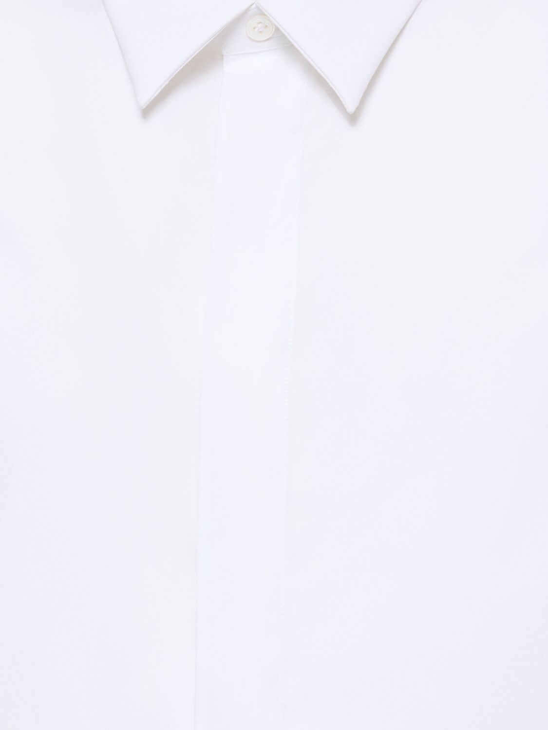Shop Lardini Cotton Evening Shirt In White