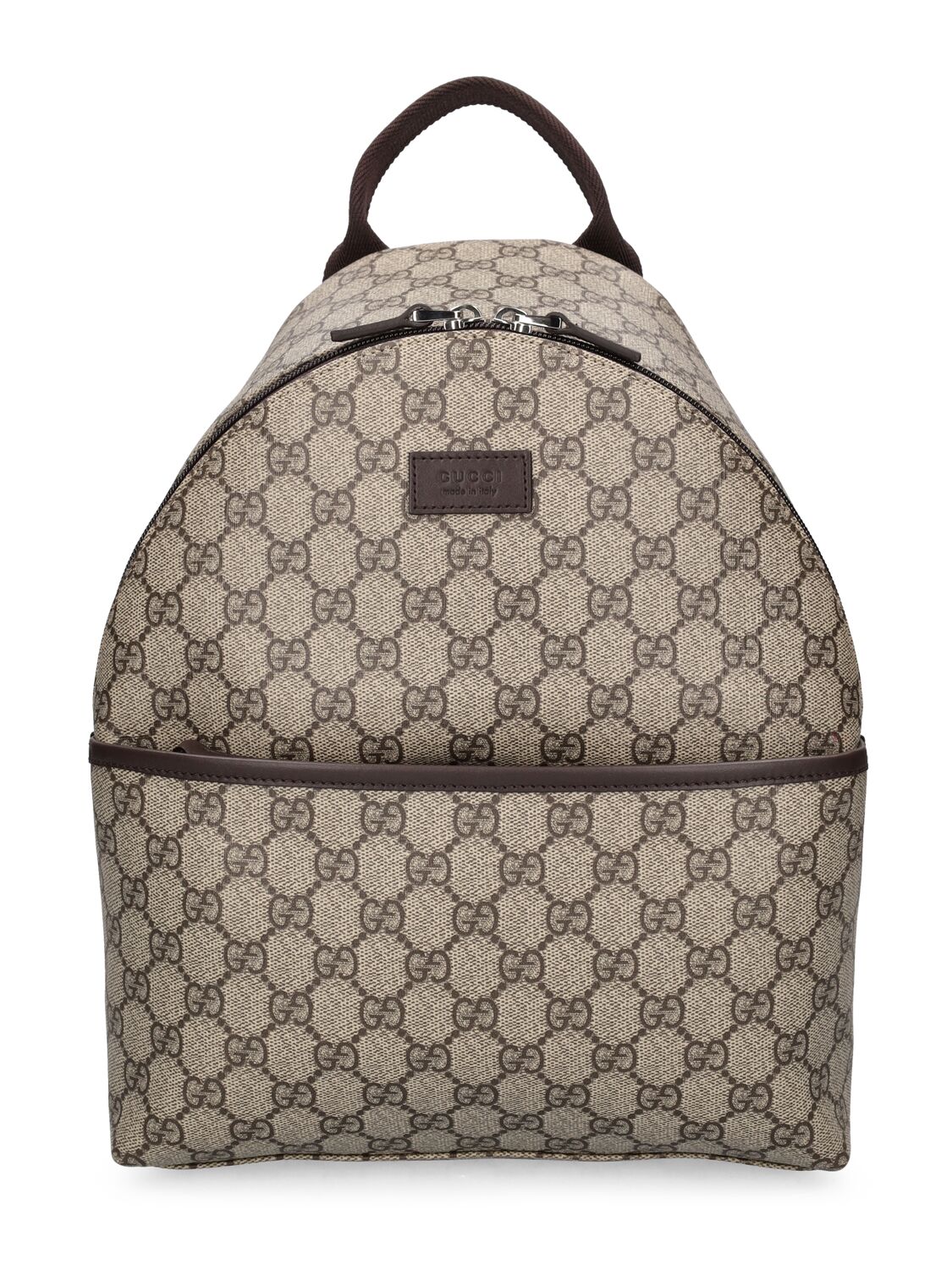 Shop Gucci Gg Supreme Backpack In Beige,ebony