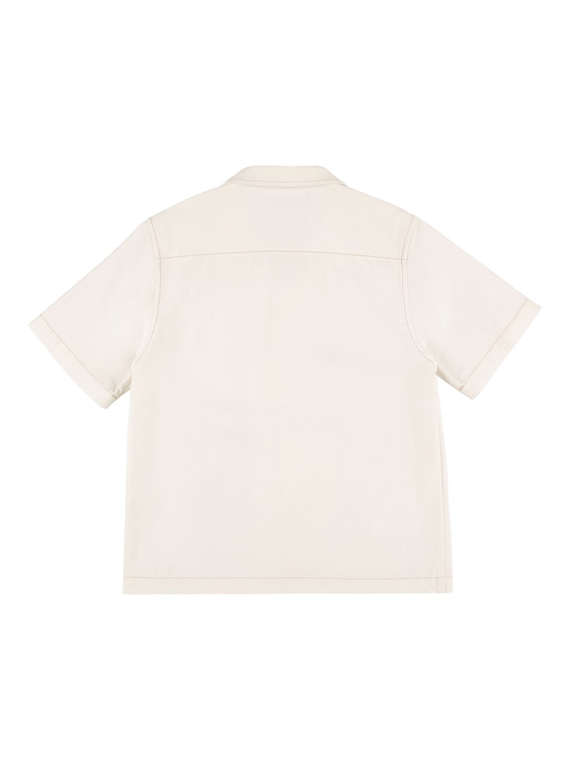 Shop Jacquemus Cotton Shirt In Off-white