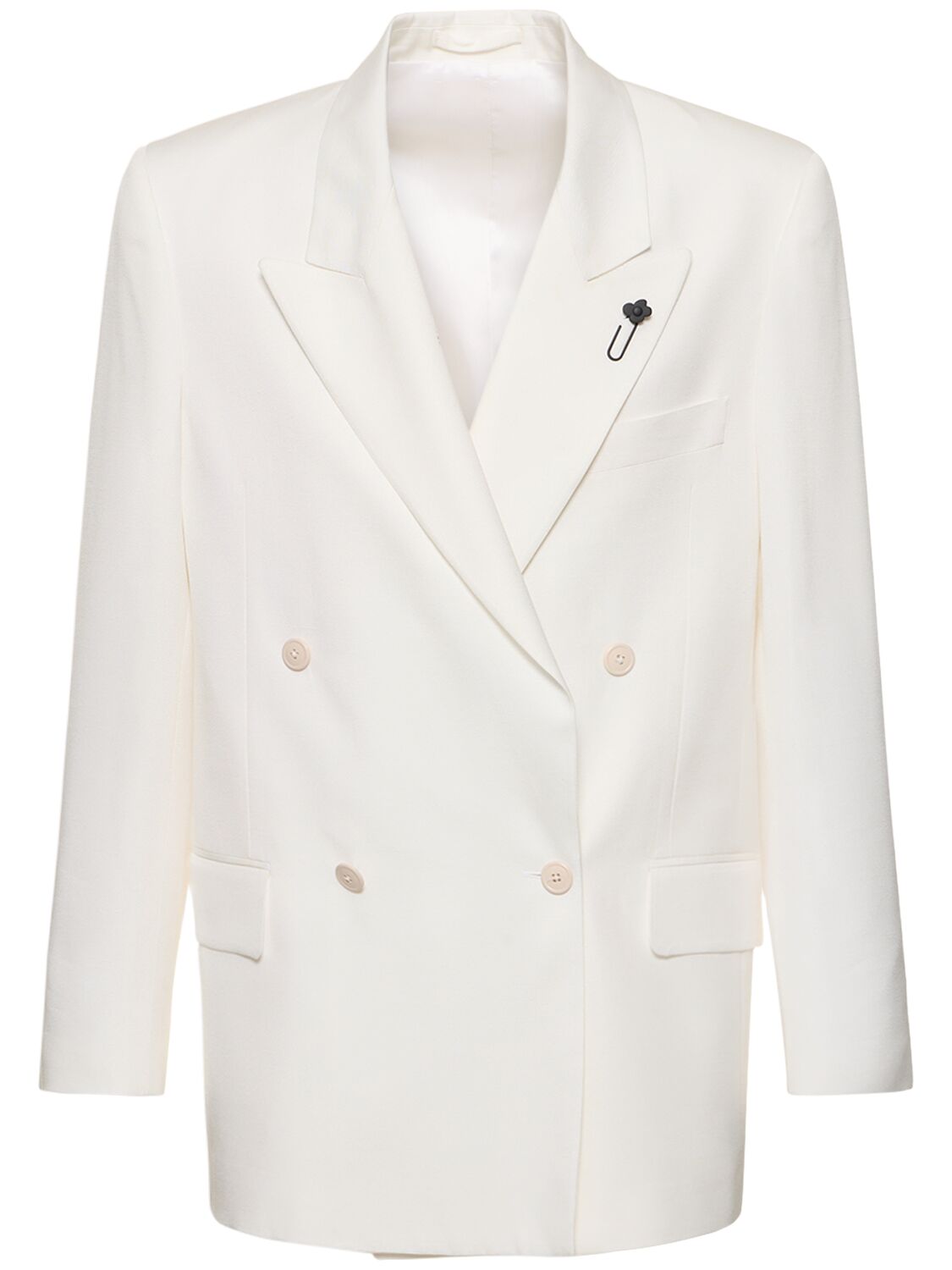 Lardini Miami Viscose Jacket In White