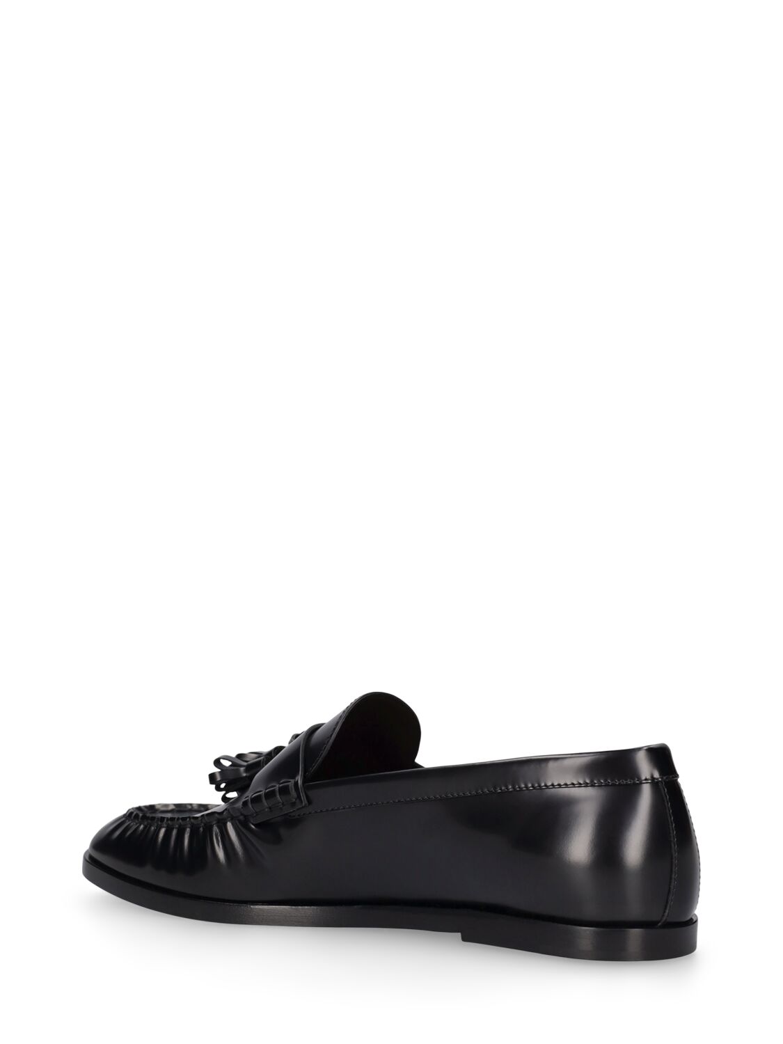 Shop The Row Men's Leather Loafers In Black