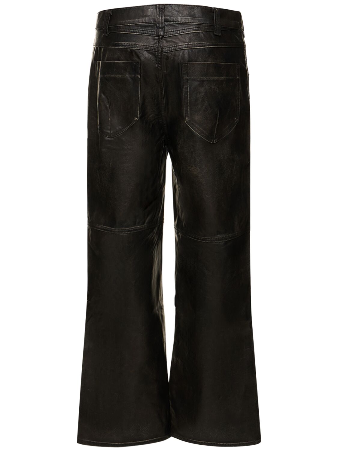 Shop Jaded London Ash Black Faux Leather Pants