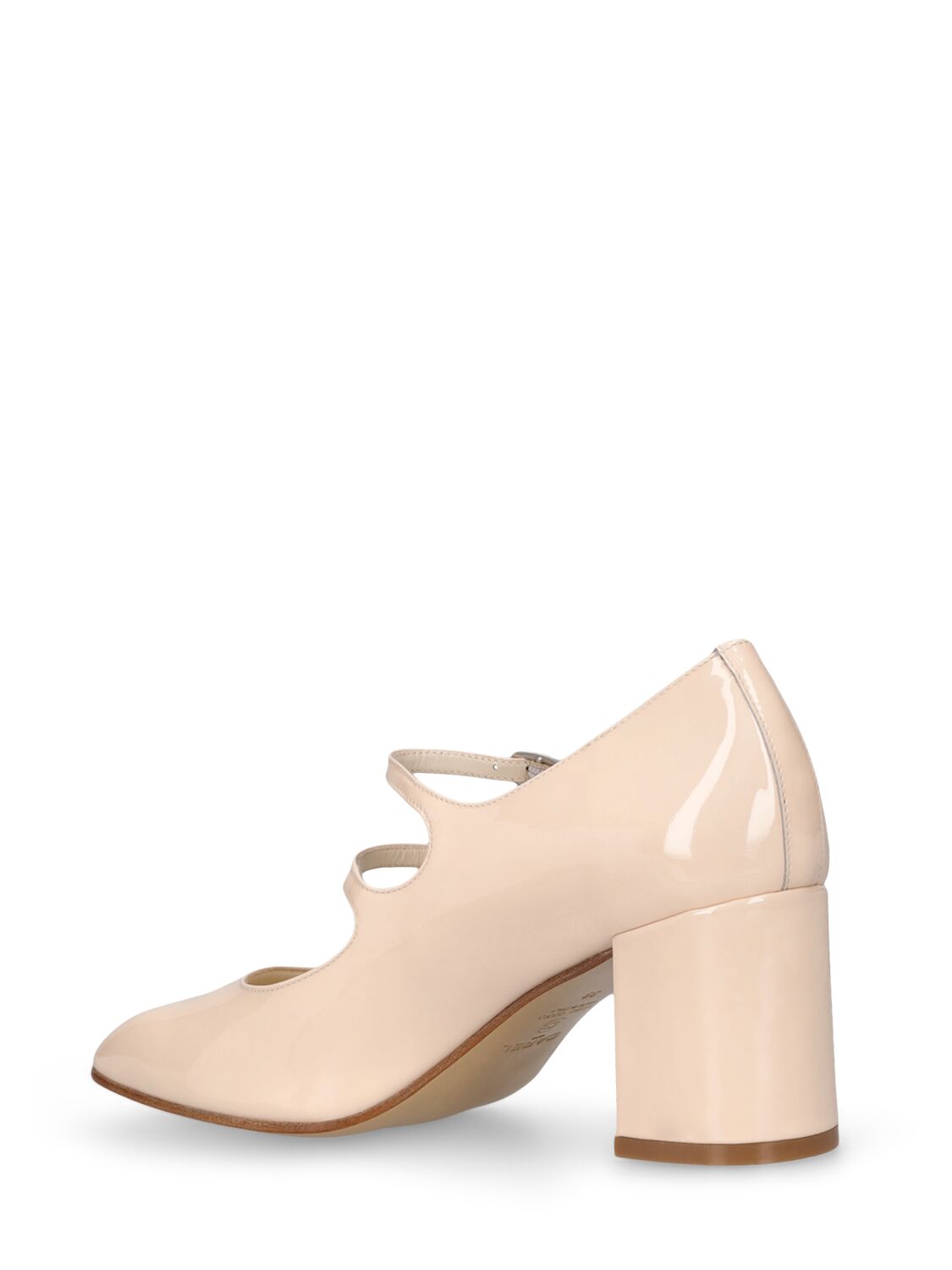 Shop Carel 60mm Alice Patent Leather Pumps In Nude
