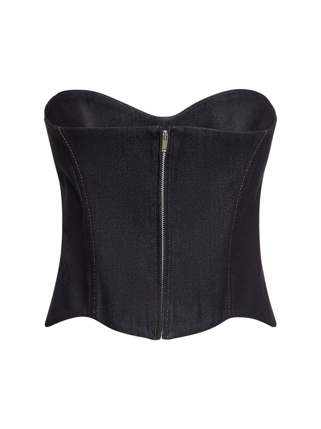 Keira Faux Leather Halter Corset Top