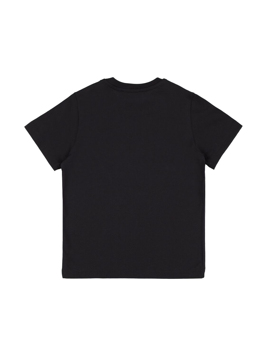 Shop Dsquared2 Printed Cotton Jersey T-shirt In Black