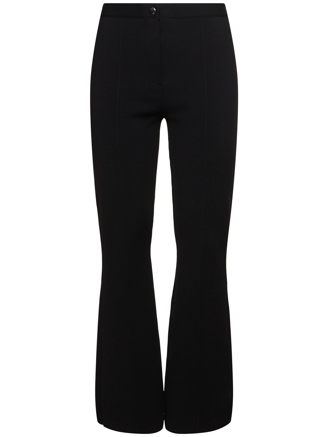 Theory Flared Tech Blend Pants In Black