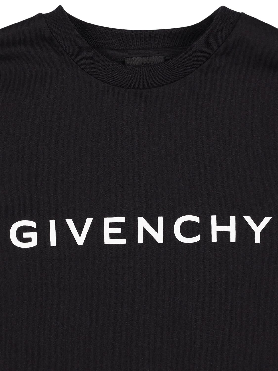 Shop Givenchy Cotton Jersey T-shirt In Black