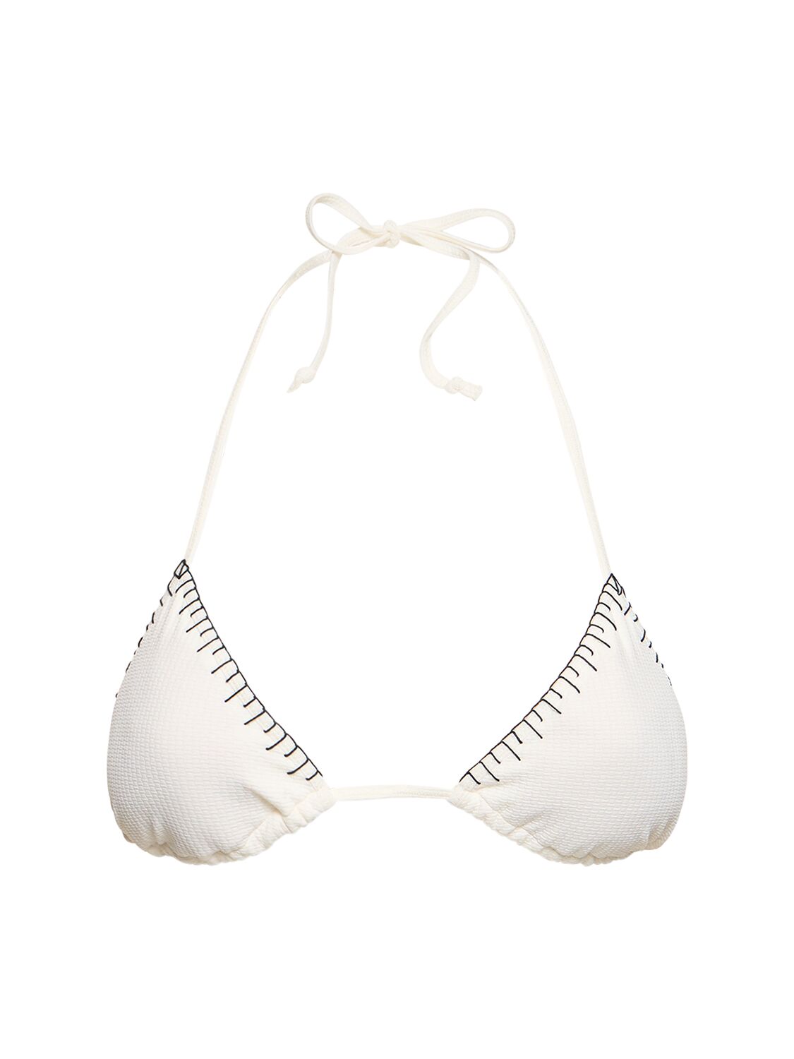 Marysia Sole Triangle Bikini Top In White