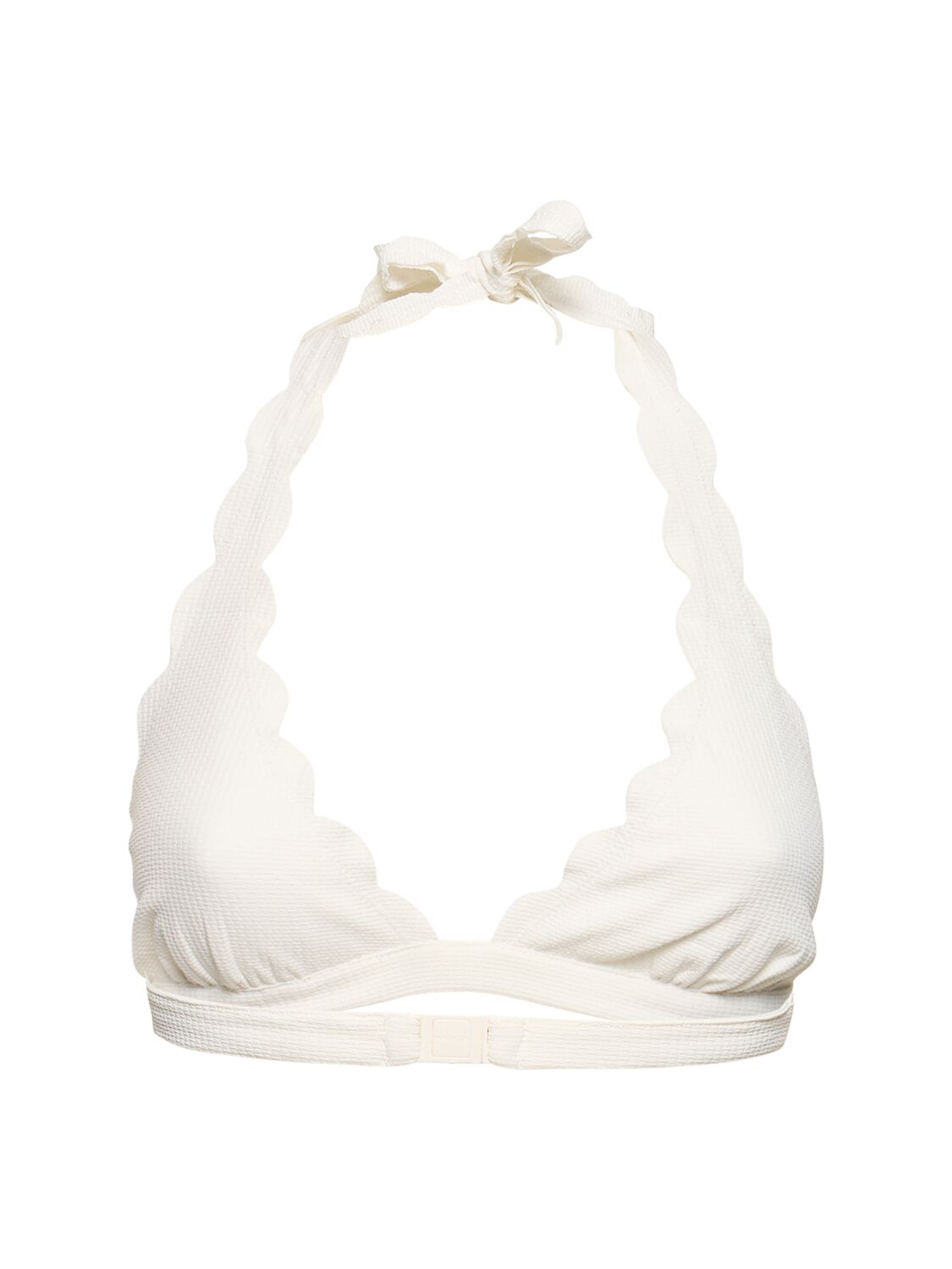 Shop Marysia Spring Bikini Top In White