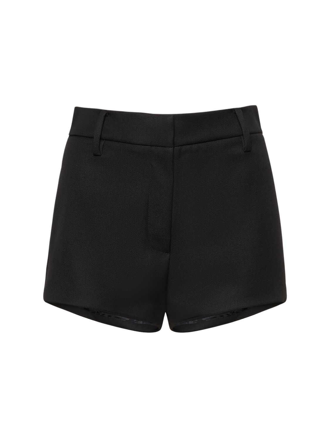 Image of Wool Mid Rise Shorts