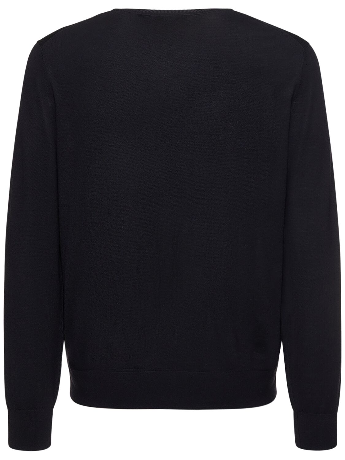 Shop Theory Wool Blend Knit Crewneck Sweater In Navy
