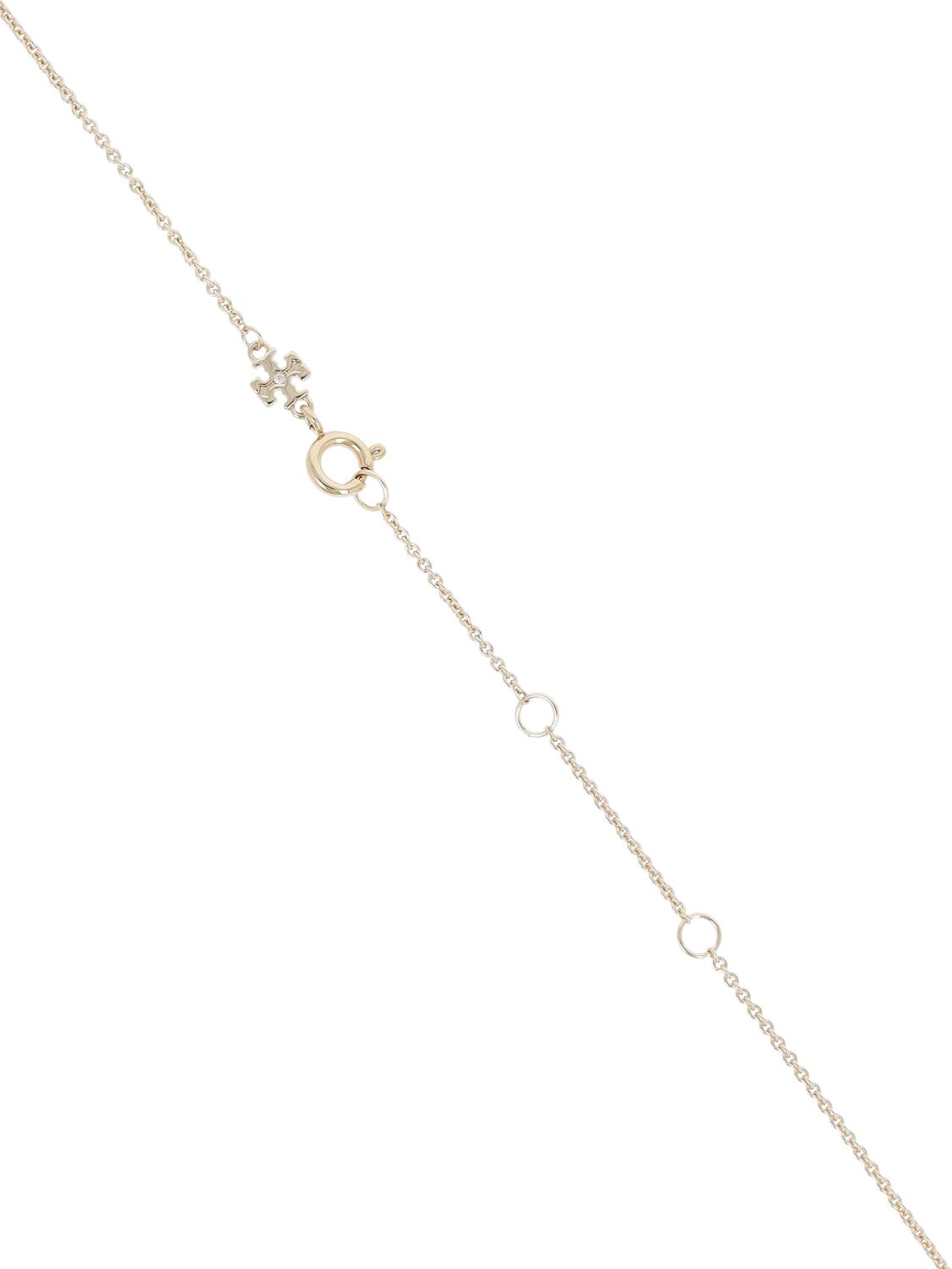 Shop Tory Burch Kira Crystal Star Pendant Necklace In Gold,blue