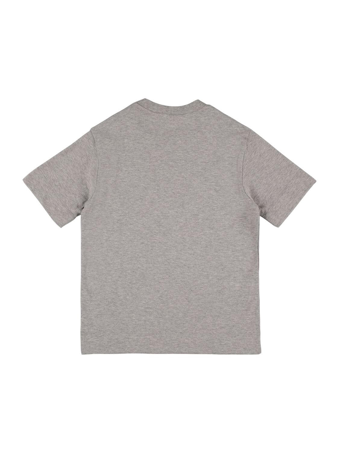 Shop Marni Junior Logo Print Cotton Jersey T-shirt In Grey