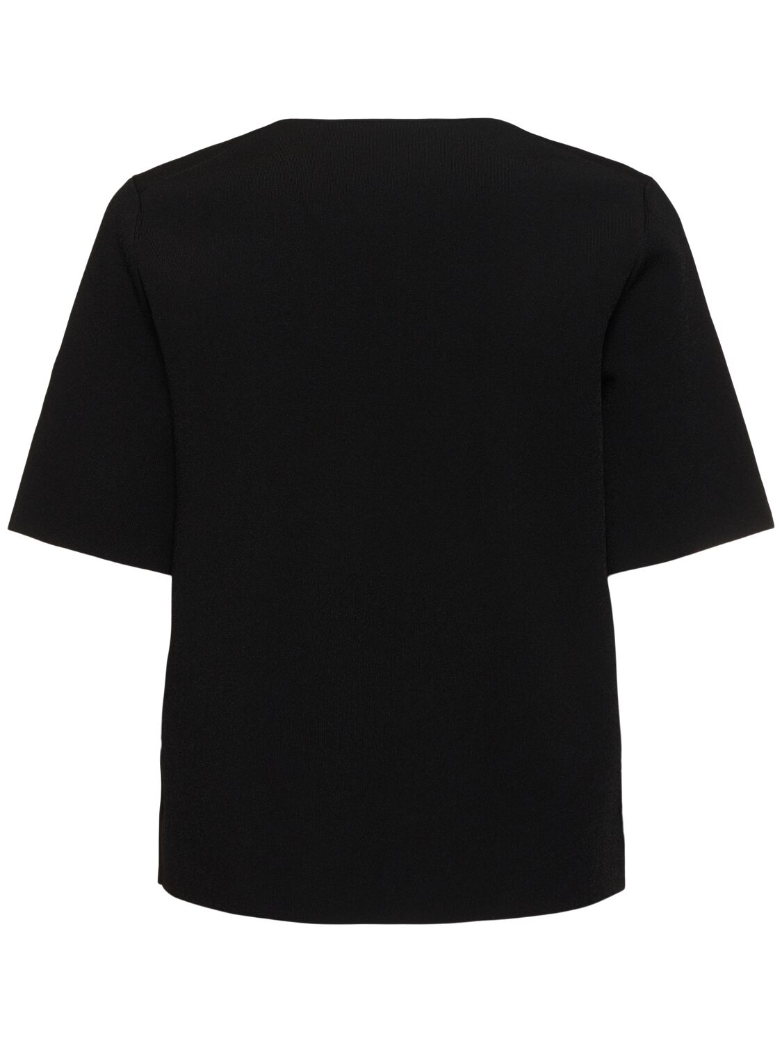 Shop Theory Compact Tech Crepe T-shirt In Black