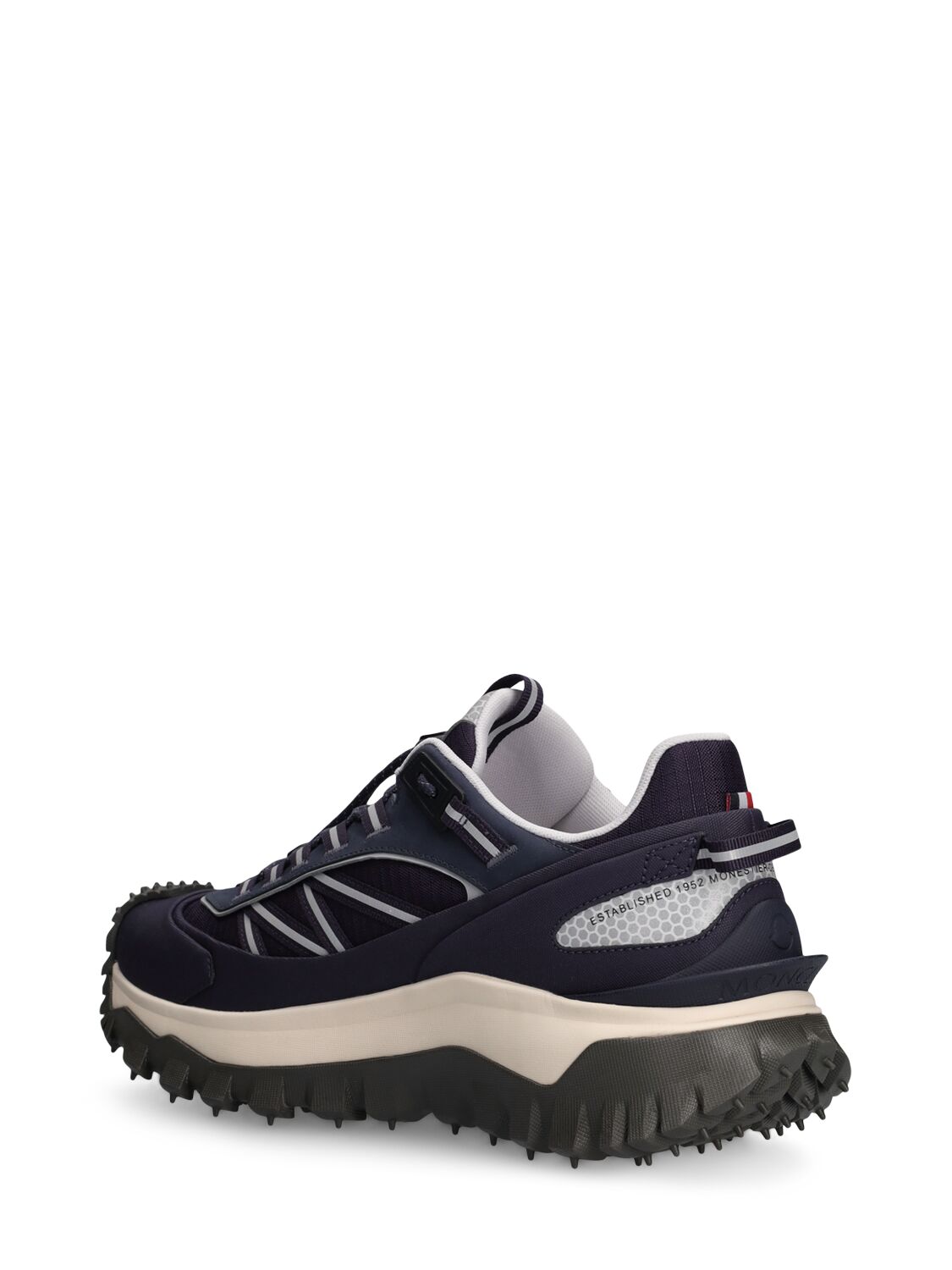 Shop Moncler 4.5cm Trailgrip Sneakers In Midnight Blue