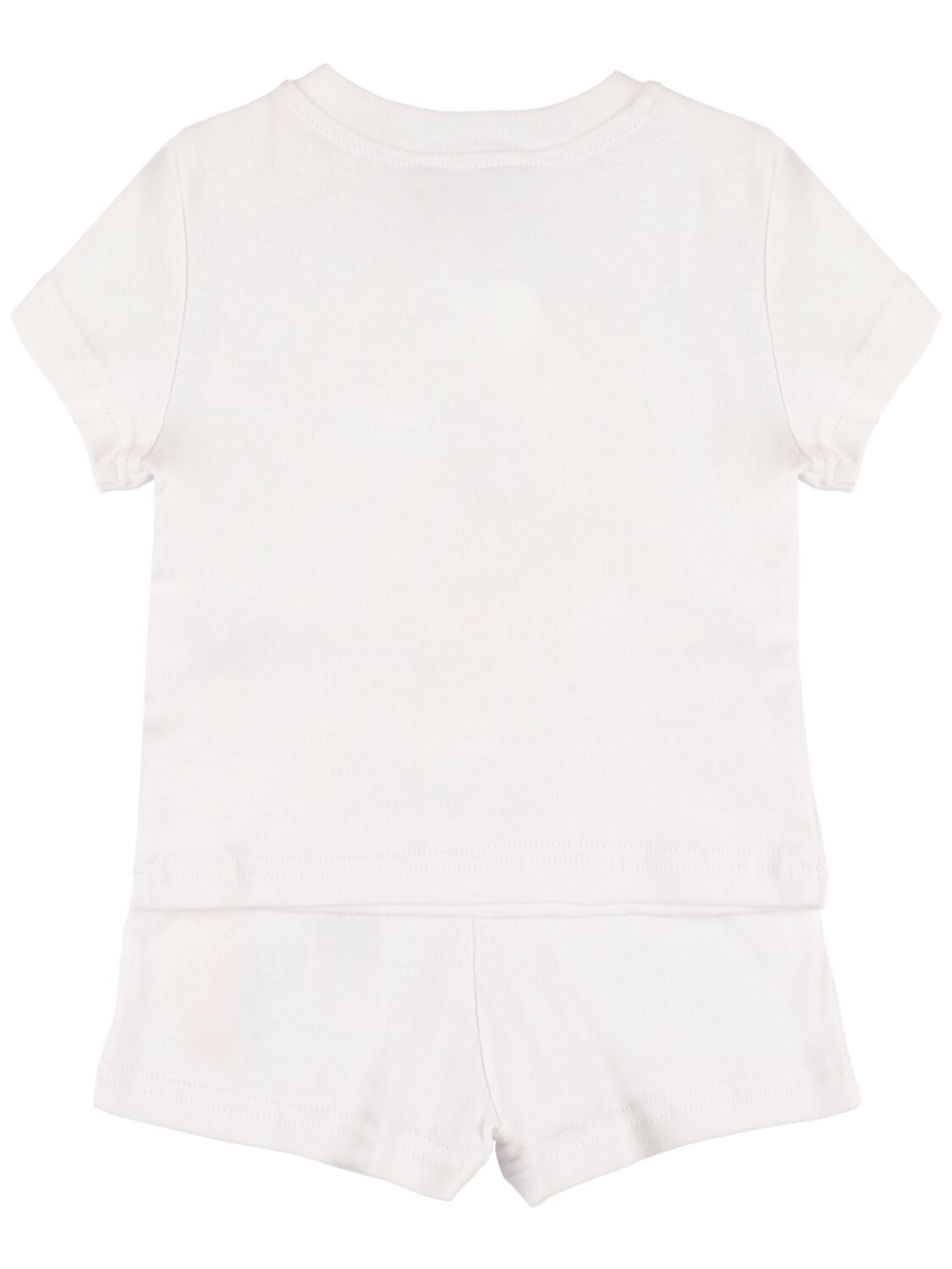 Shop Dsquared2 Printed Cotton T-shirt & Shorts In White