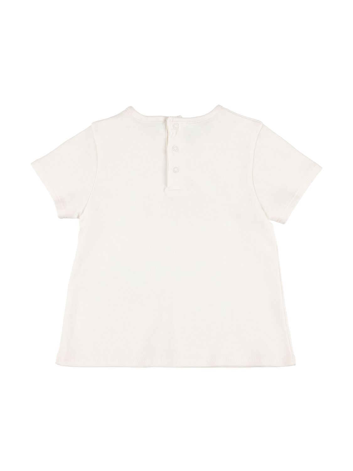 Shop Chloé Organic Cotton Jersey T-shirt In Off-white