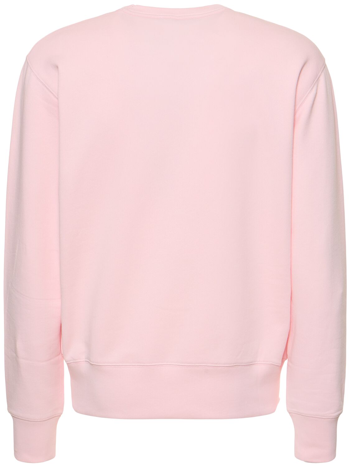 Shop Acne Studios Fairah Cotton Sweatshirt In Light Pink