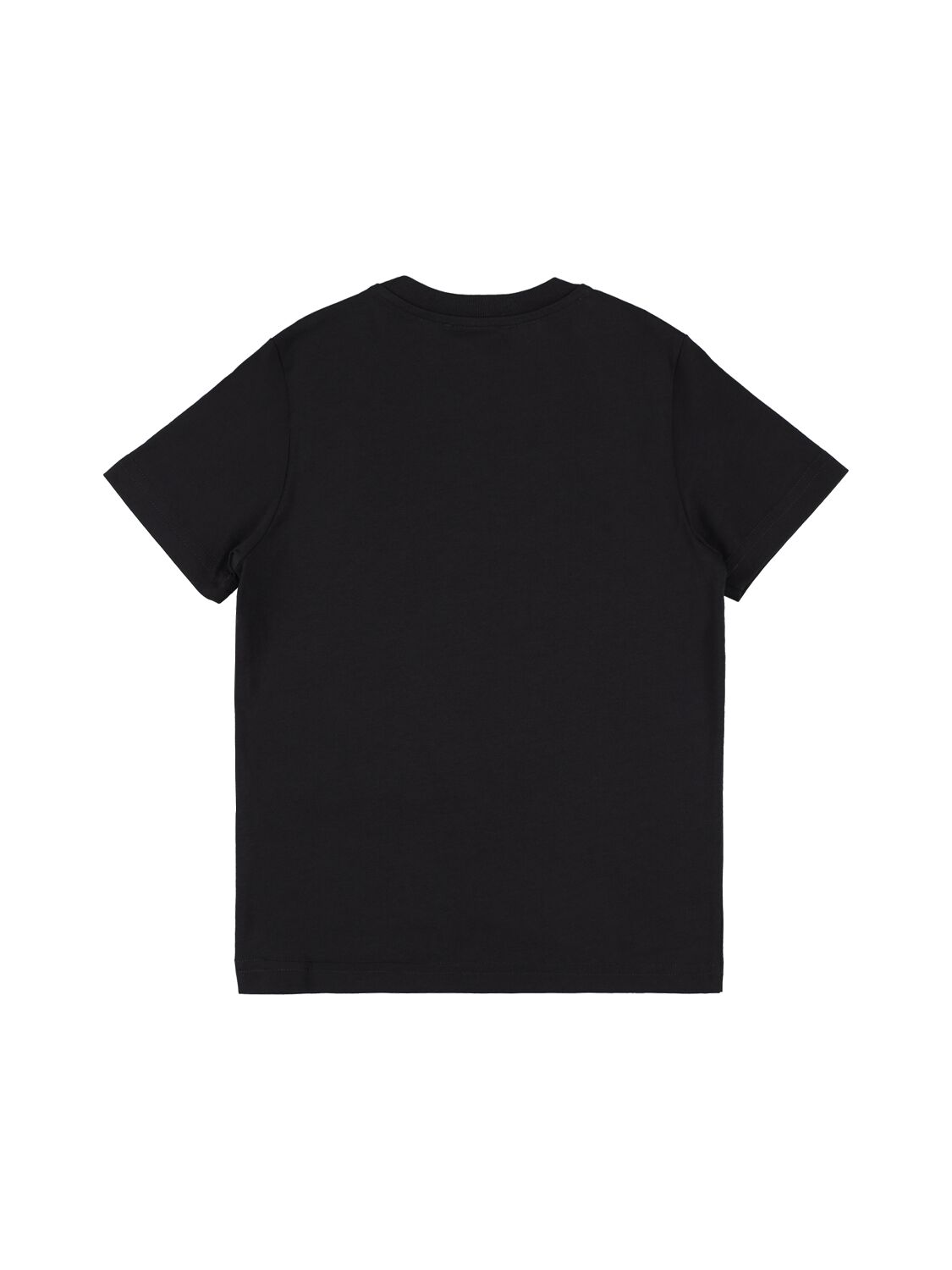 Shop Dsquared2 Logo Print Cotton Jersey T-shirt In Black