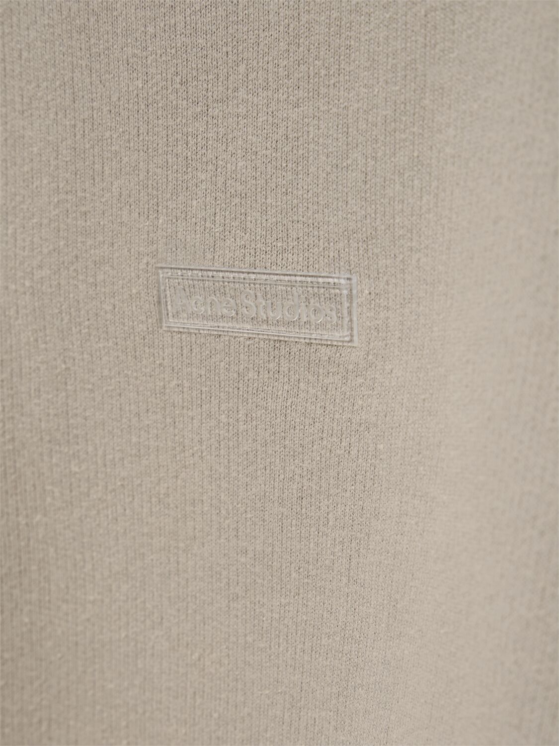 Acne Studios Gender Inclusive Relaxed Fit Hoodie In Concrete Grey