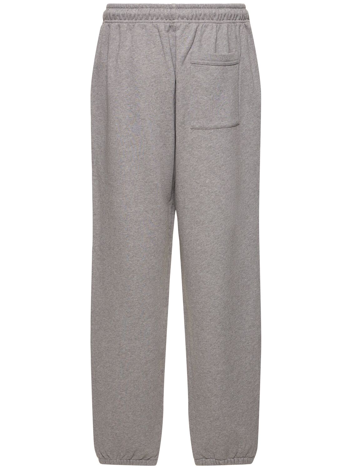 Shop Acne Studios Frack Face Cotton Sweatpants In Light Grey