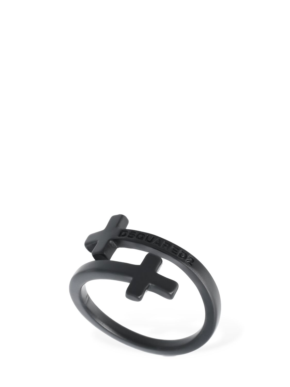 Dsquared2 Jesus Thin Ring In Black
