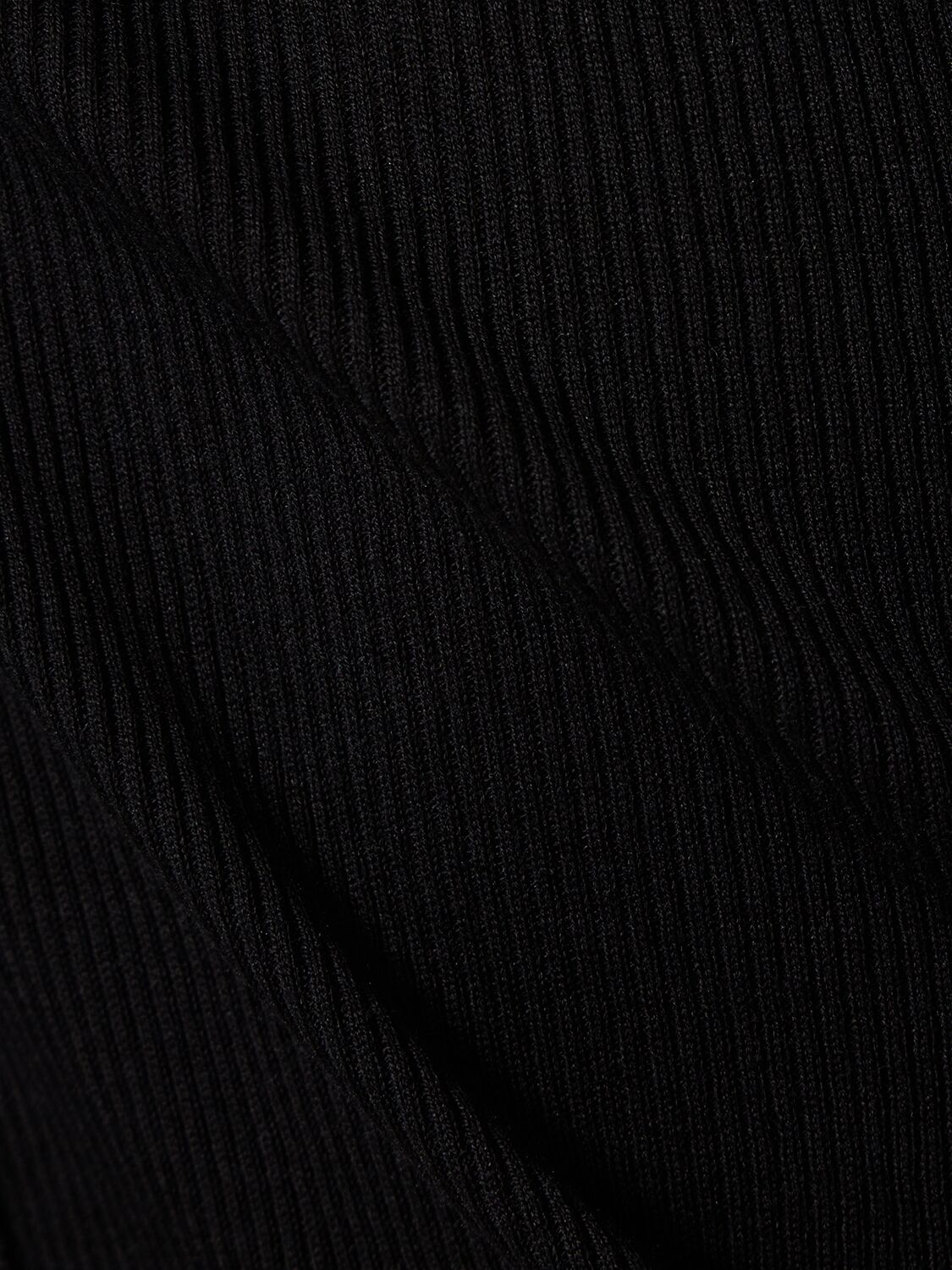 Shop Helmut Lang Base Rib Cotton T-shirt In Black