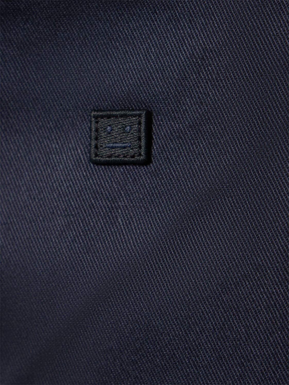 Shop Acne Studios Pablo Cotton Workwear Pants In Midnight Blue