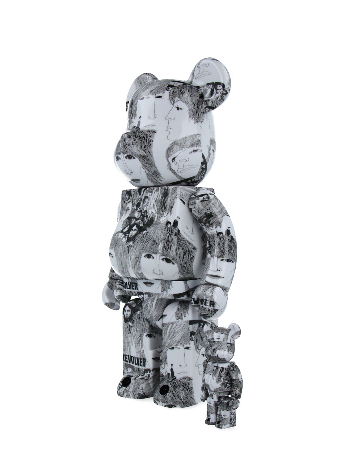 Shop Medicom Toy Bearbrick 100 The Beatles - Revolve Toys In Grey