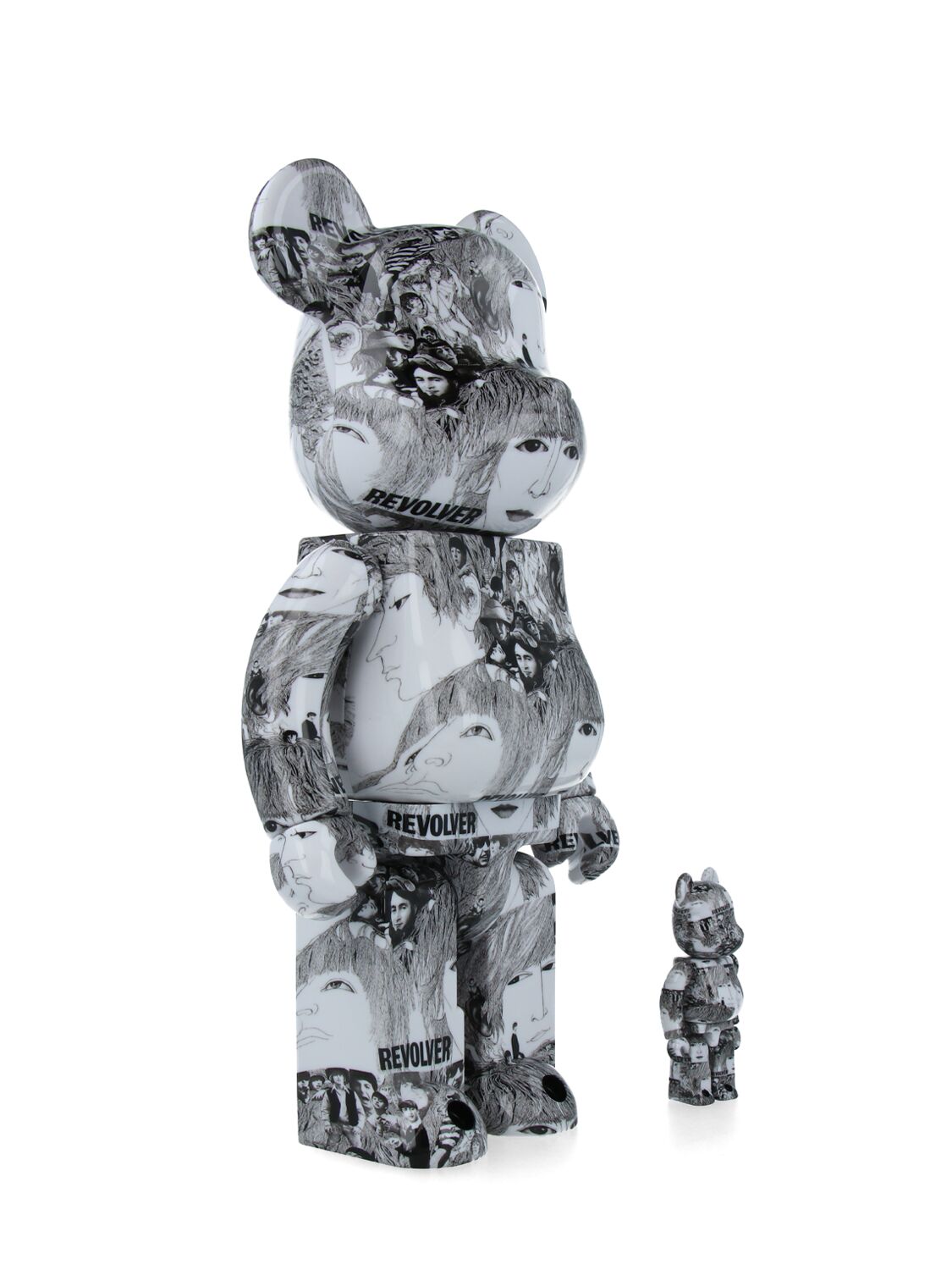 Shop Medicom Toy Bearbrick 100 The Beatles - Revolve Toys In Grey