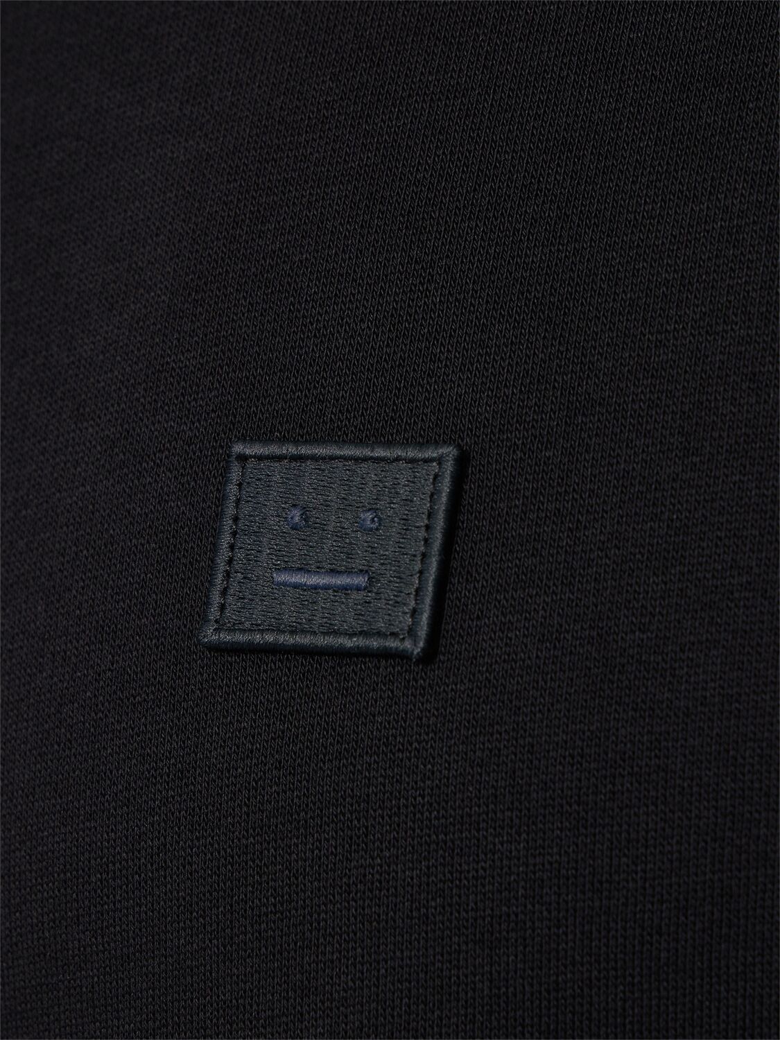 Shop Acne Studios Fairah Cotton Sweatshirt In Black