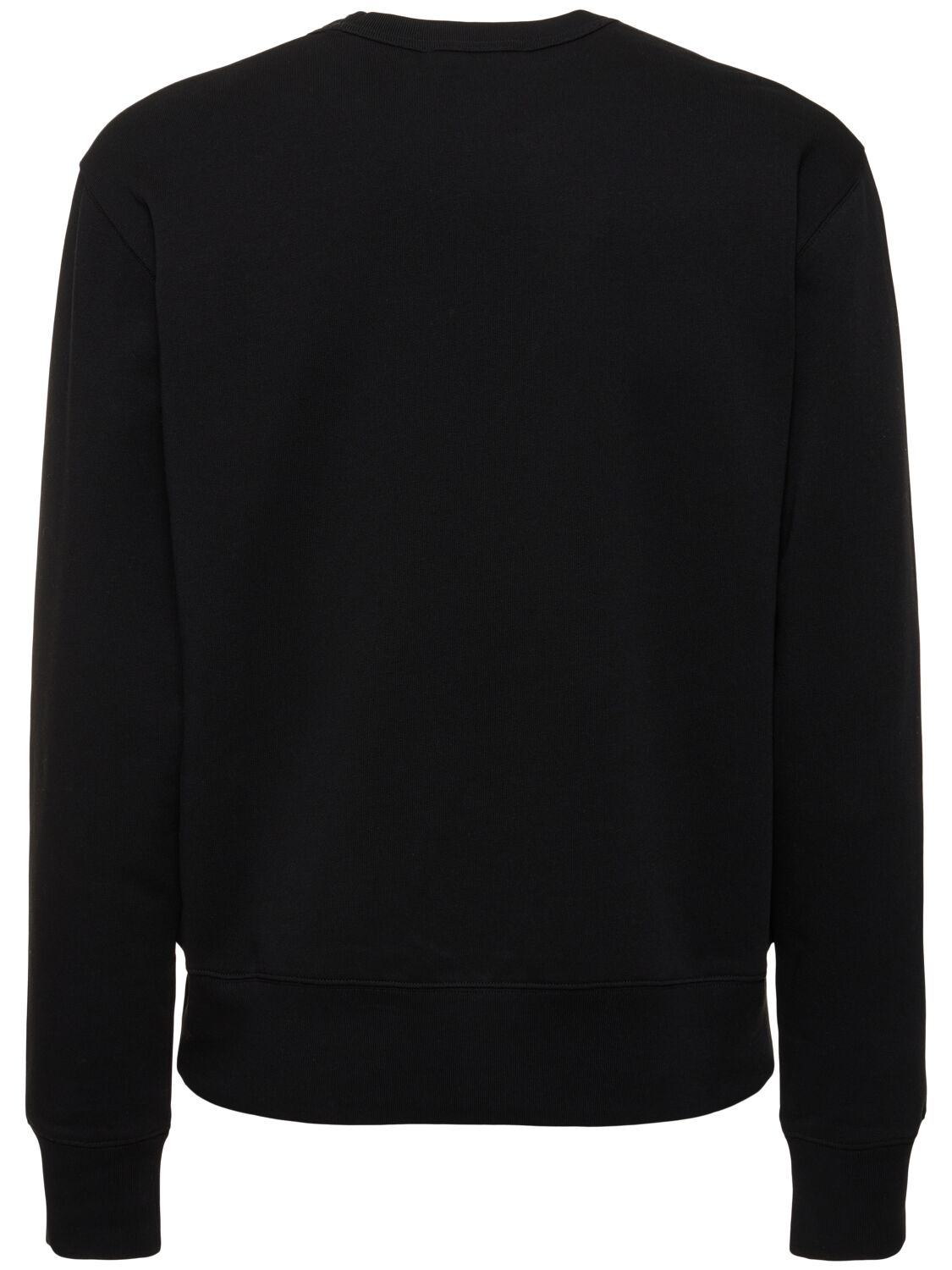 Shop Acne Studios Fairah Cotton Sweatshirt In Black