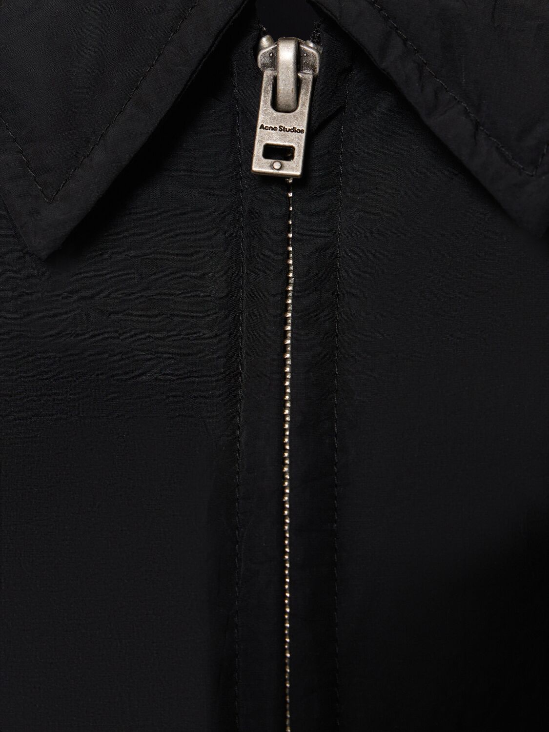 Shop Acne Studios Orst Crinkled Nylon Down Jacket In Black