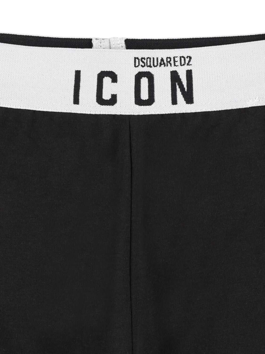 Shop Dsquared2 Printed Cotton Jersey T-shirt & Shorts In Black
