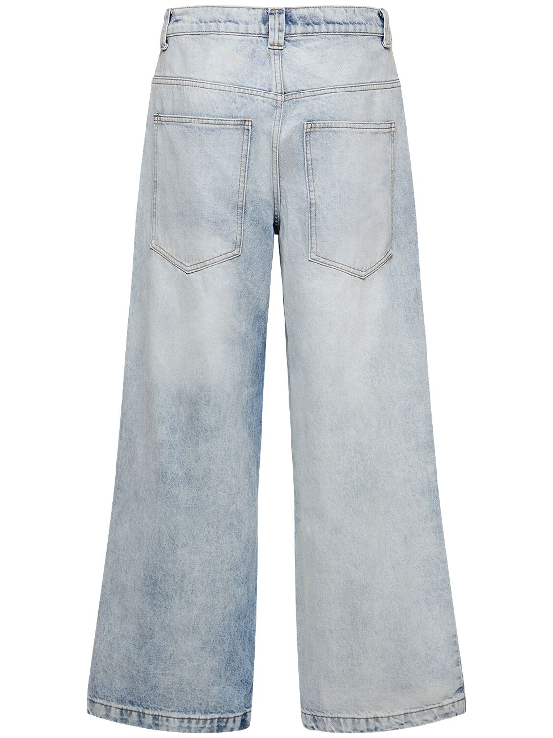 Shop Jaded London Colossus Blue Acid Wash Jeans