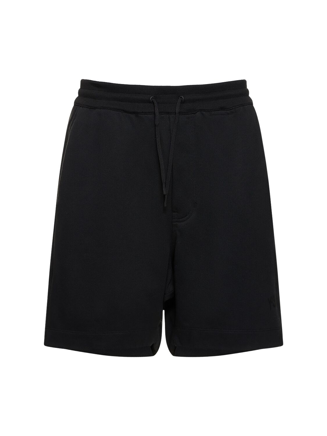 Shop Y-3 French Terry Shorts In Black