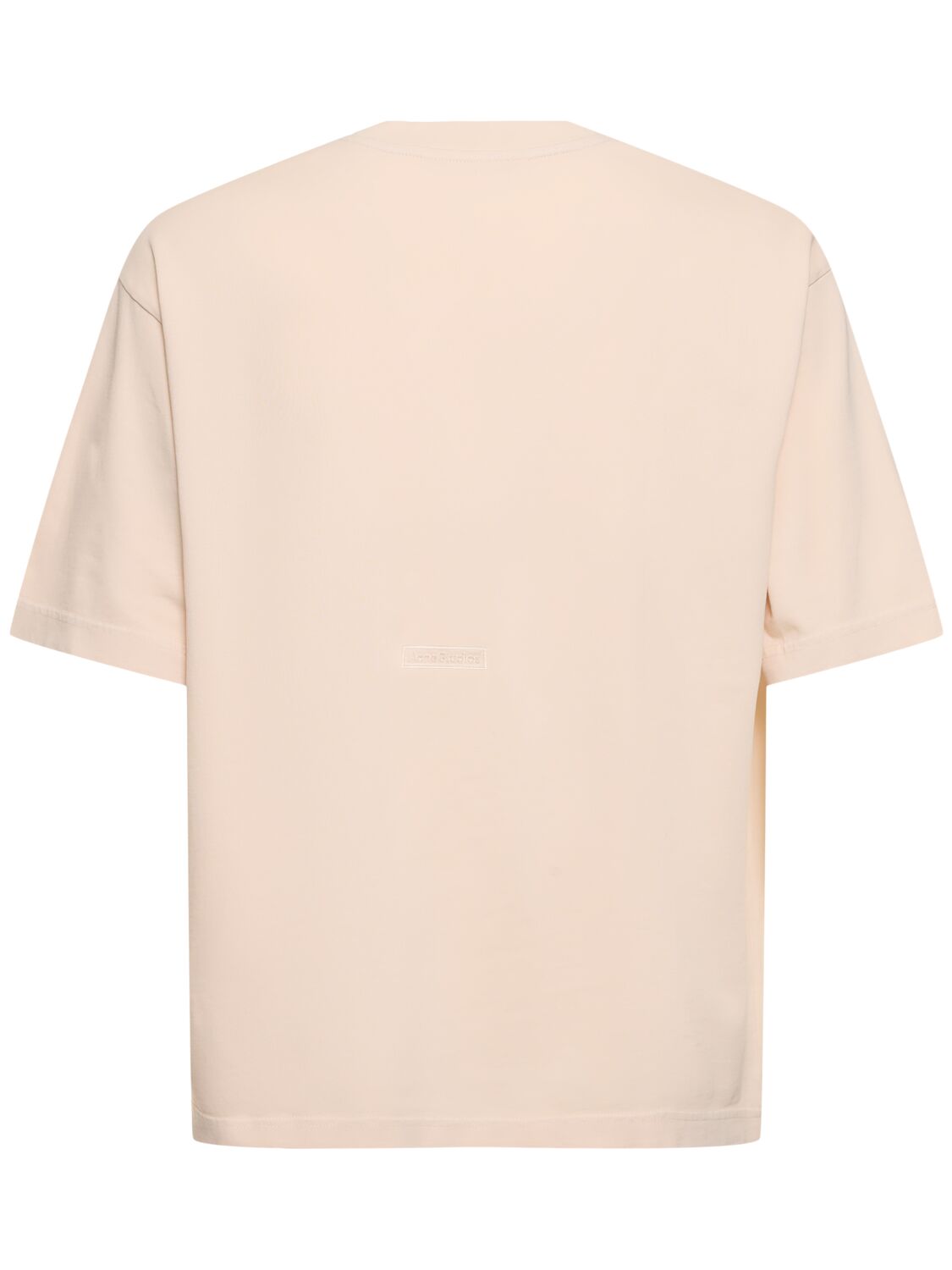 Shop Acne Studios Extorr Vintage Cotton T-shirt In Soft Pink