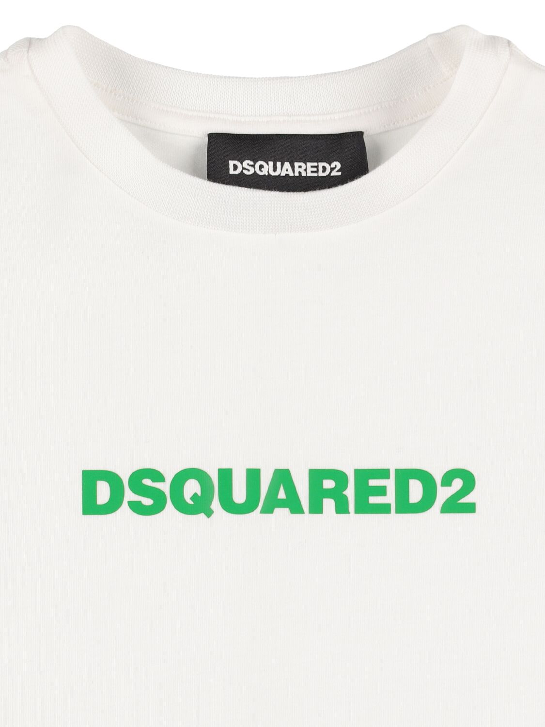 Shop Dsquared2 Printed Cotton Jersey T-shirt & Shorts In White,green