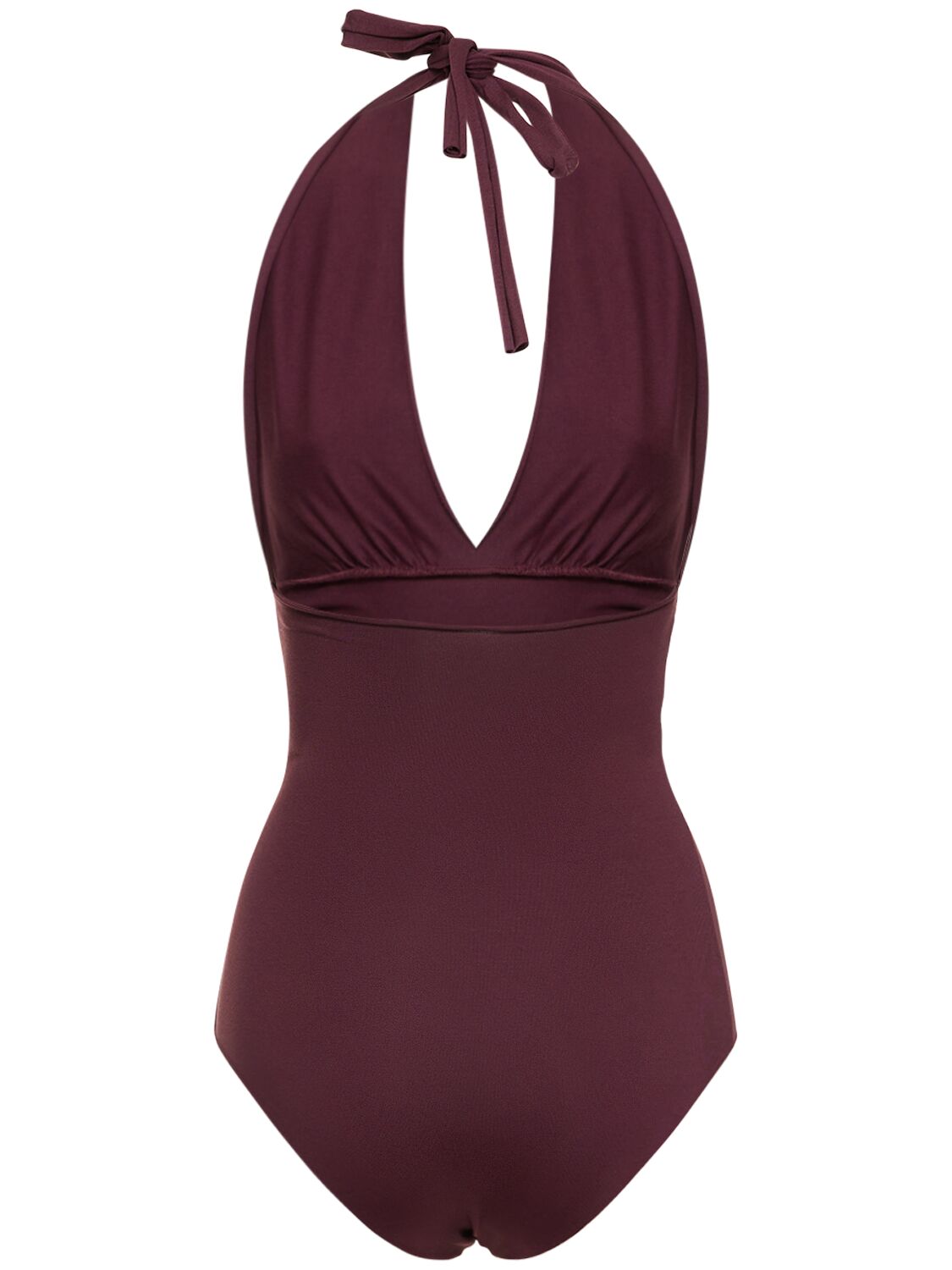 Shop Isole & Vulcani Seamless Jersey One Piece Swimsuit In Dark Purple