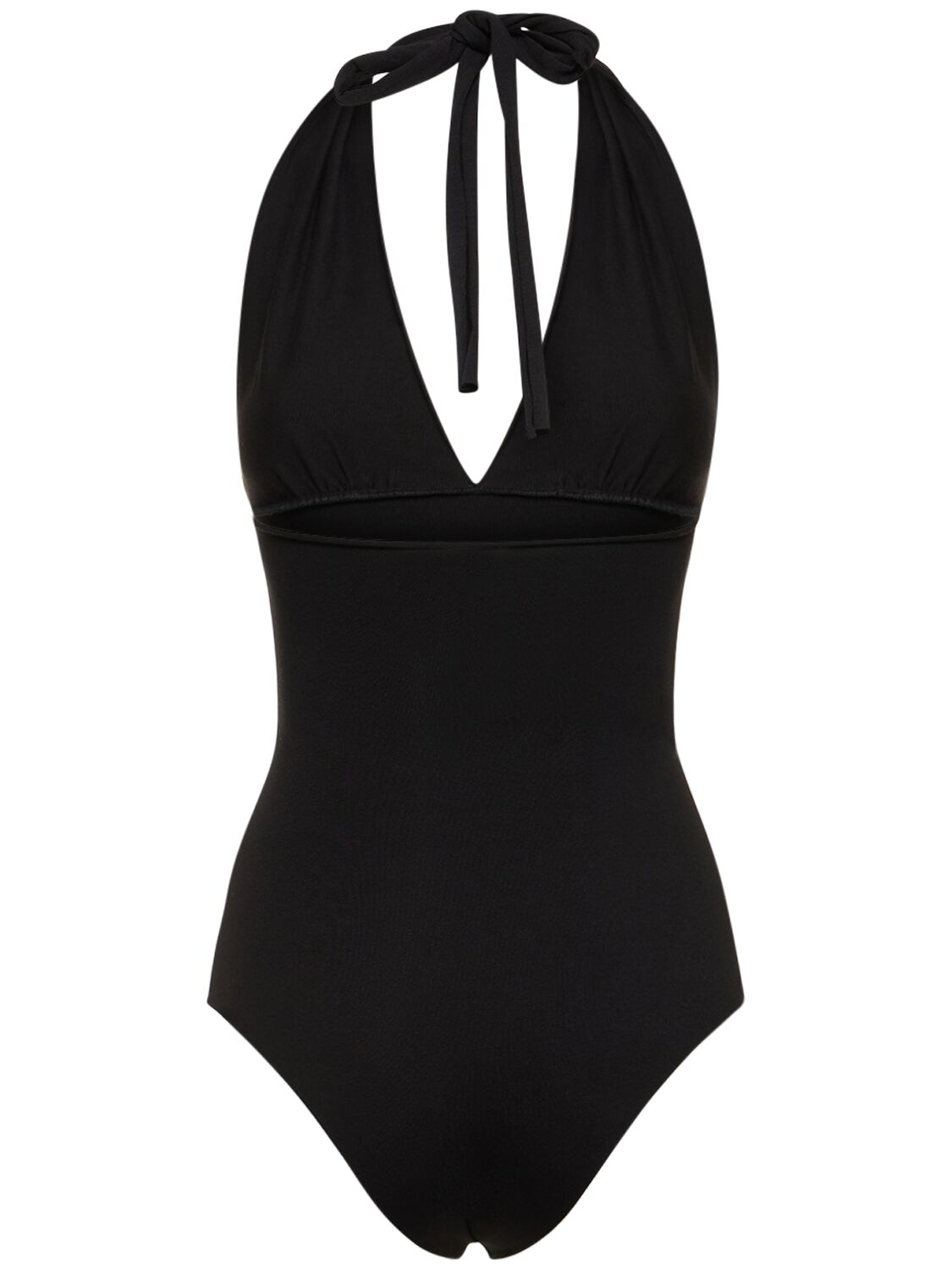 Shop Isole & Vulcani Seamless Jersey One Piece Swimsuit In Black