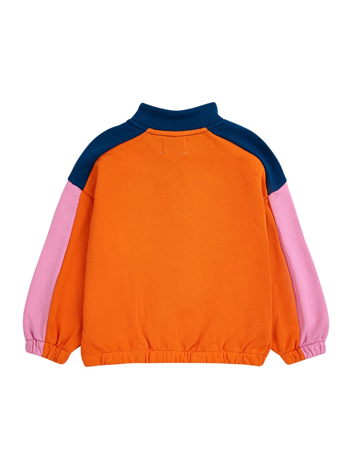 Shop Bobo Choses Color Block Cotton Full-zip Sweatshirt In Multicolor