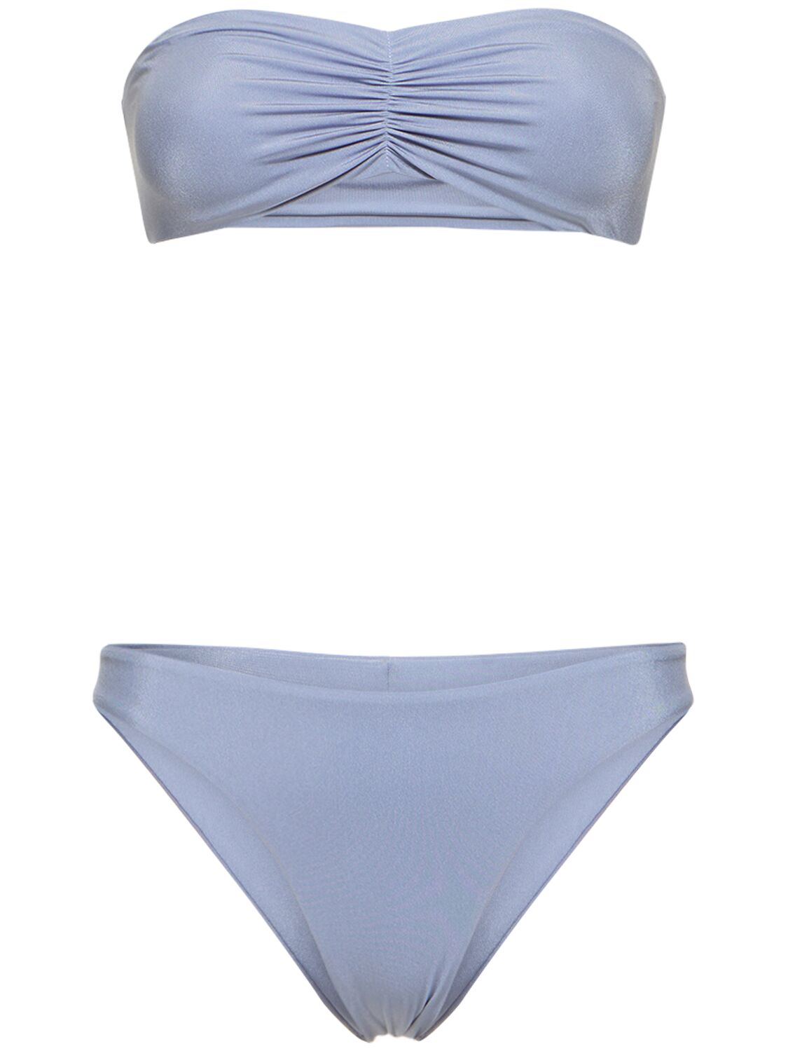 Lido Cinquantadue Bandeau Bikini Set In Light Blue