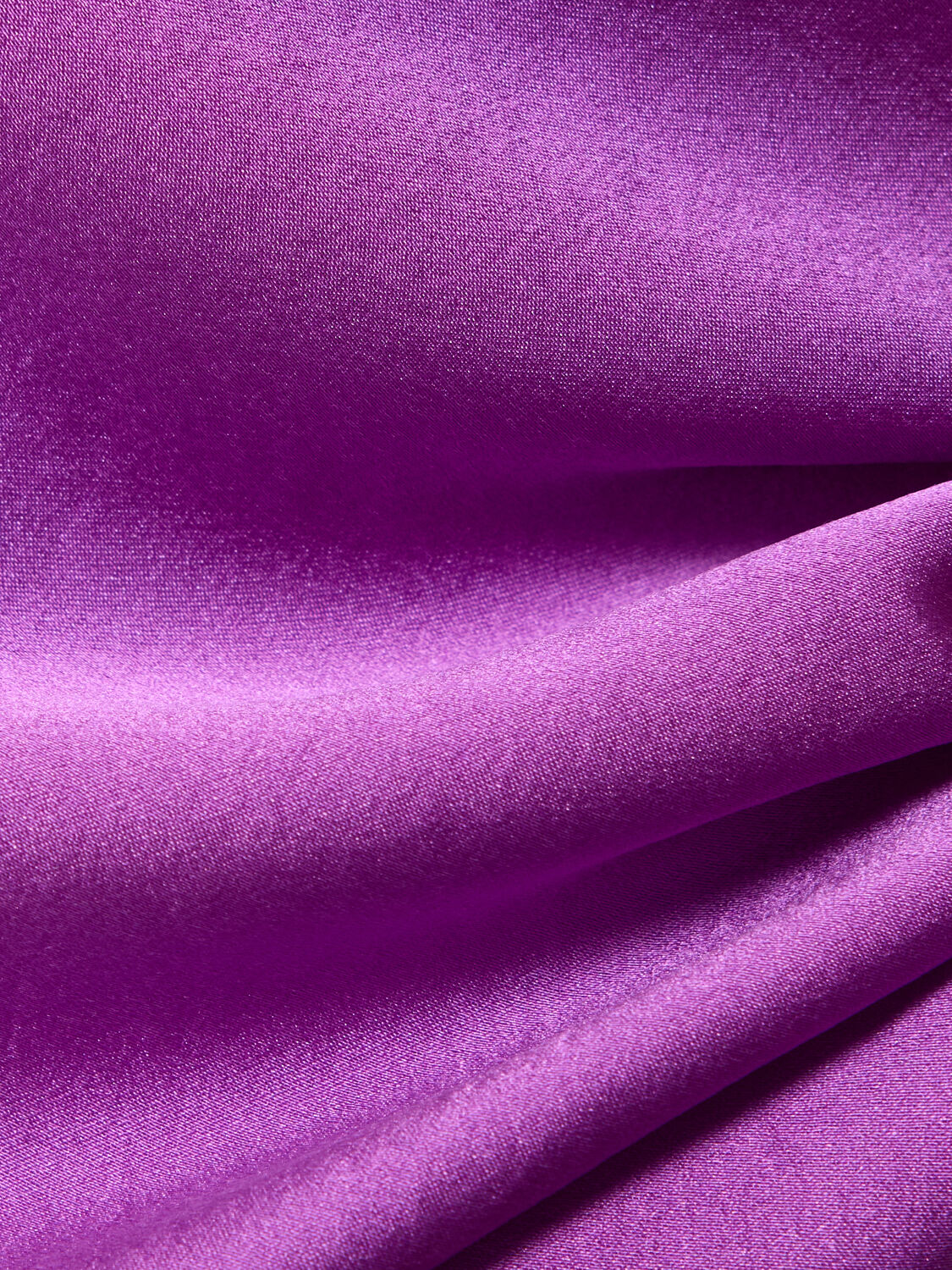 Shop Forte Forte Stretch Silk Satin Strappy Top In Purple