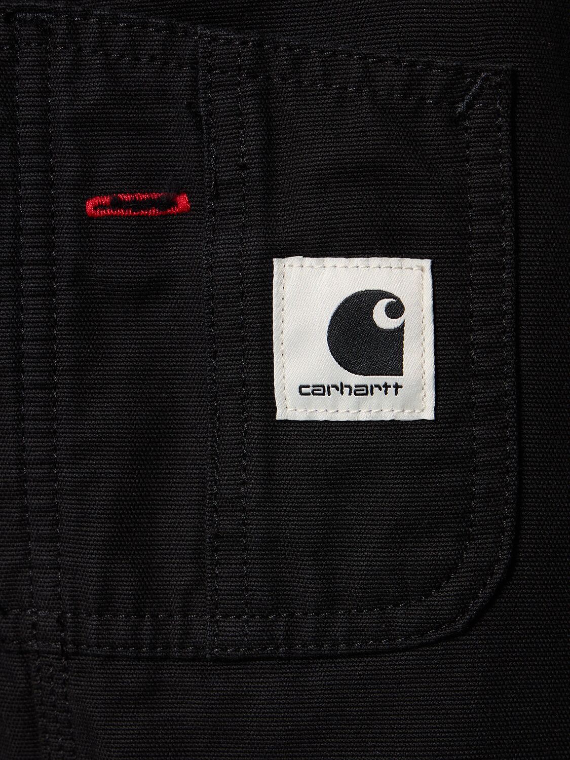 Shop Carhartt Bib Straight Overalls In Black