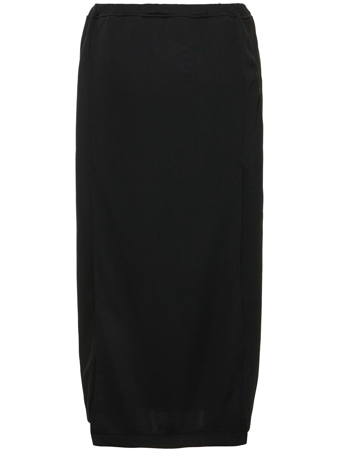 Shop Courrèges Drawstring Maxi Skirt In Black