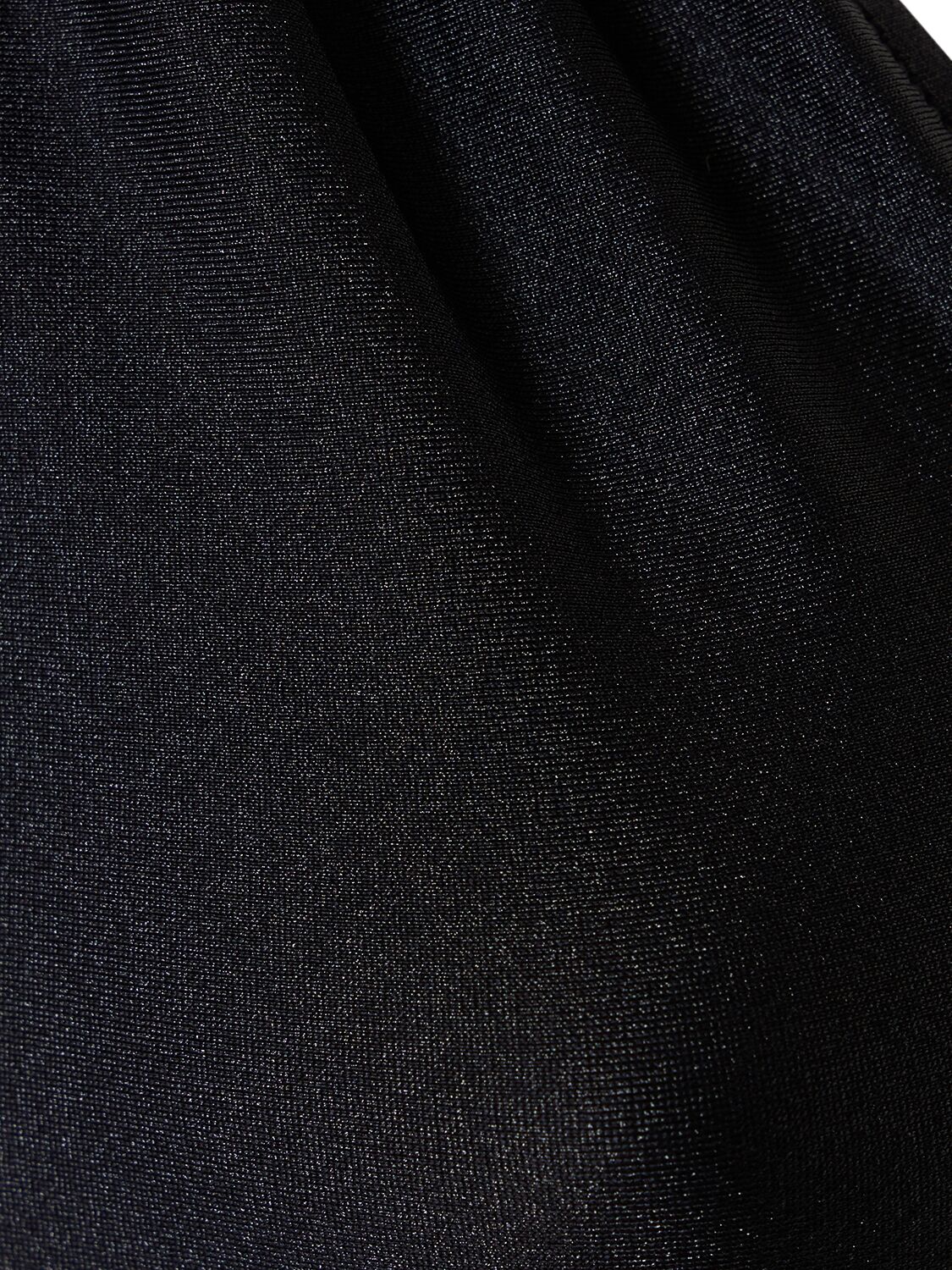 Shop Coperni Stretch Jersey Bodysuit W/collar In Black