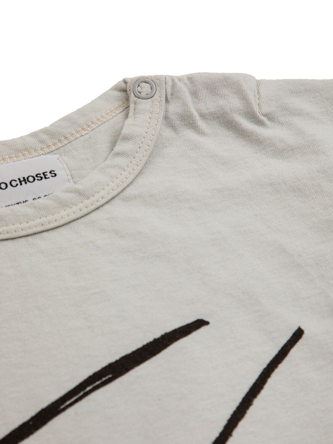 Shop Bobo Choses Printed Organic Cotton T-shirt In Beige